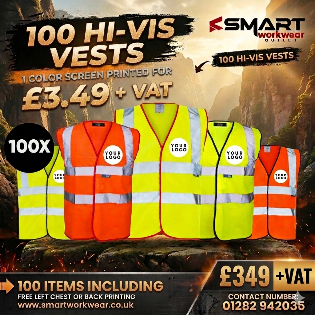 100 HI VIS VESTS
