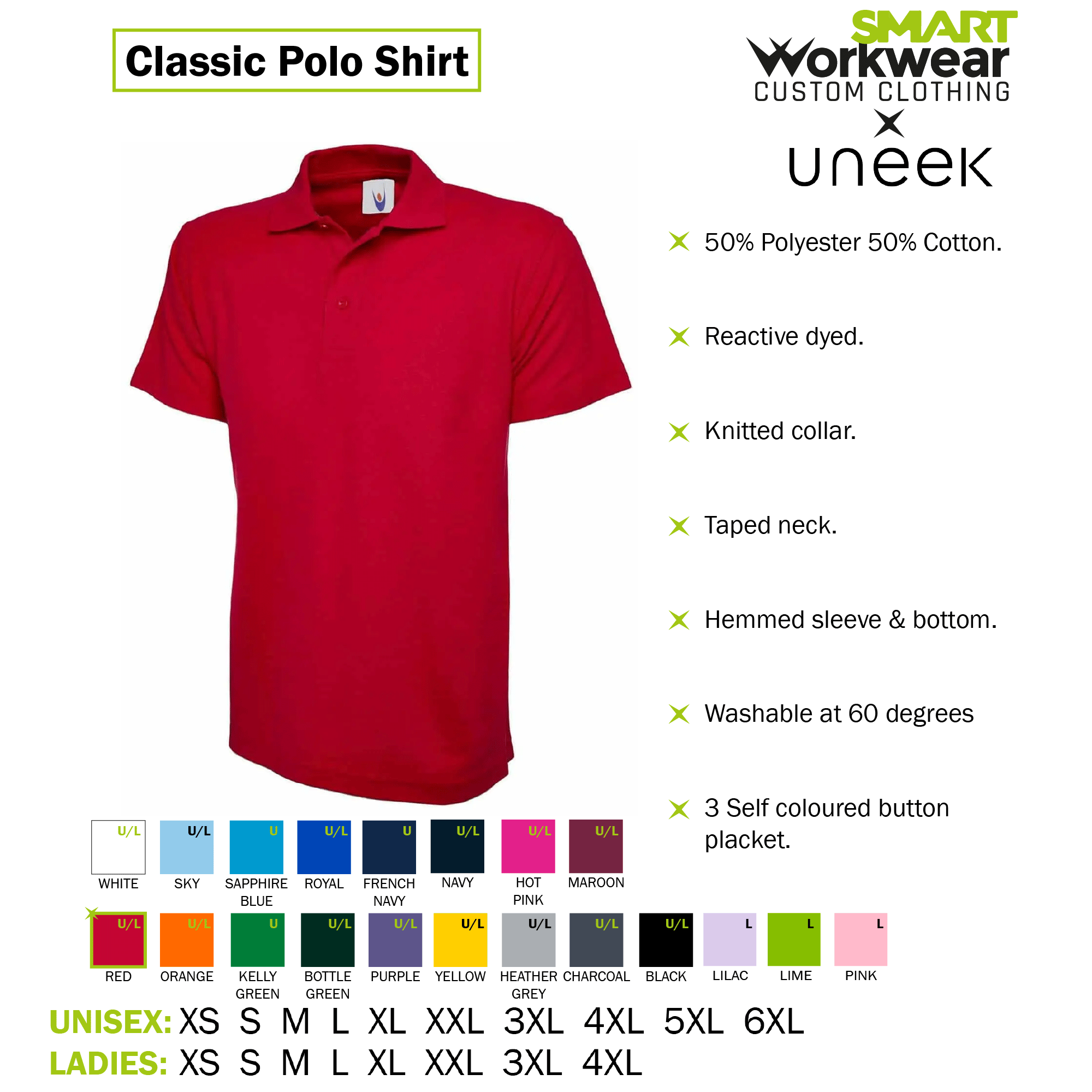 Polo Shirt Colours
