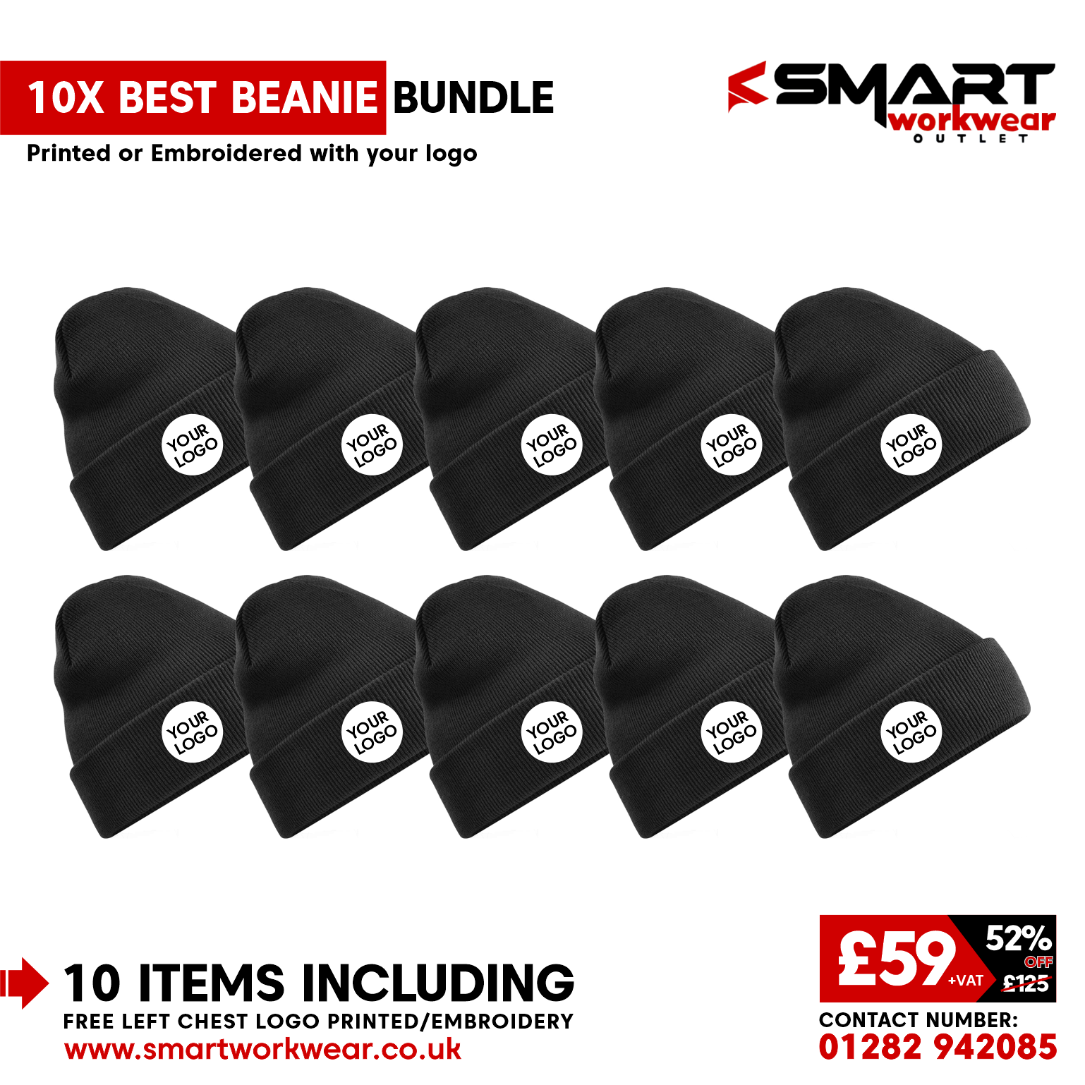 10 x BEST BEANIE BUNDLE