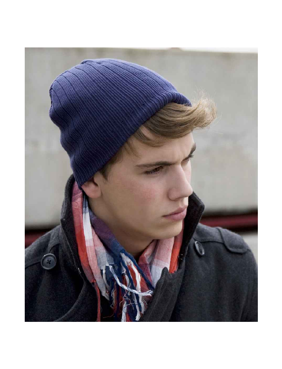 Result Double Knit Cotton Beanie Hat