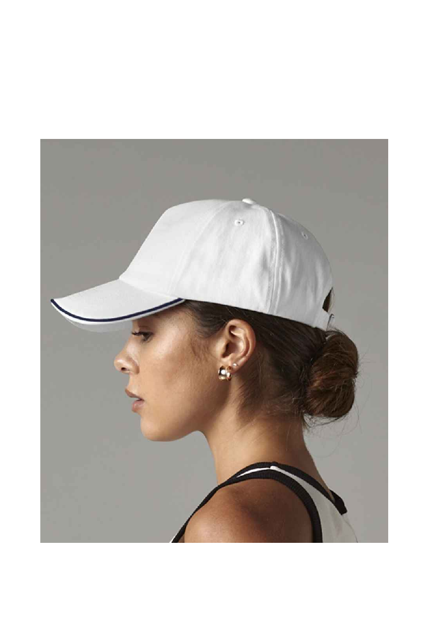 Beechfield Authentic 5-Panel Cap - Piped Peak