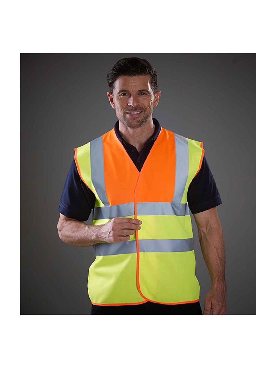 Yoko Hi Vis 2 Band And Braces Vest