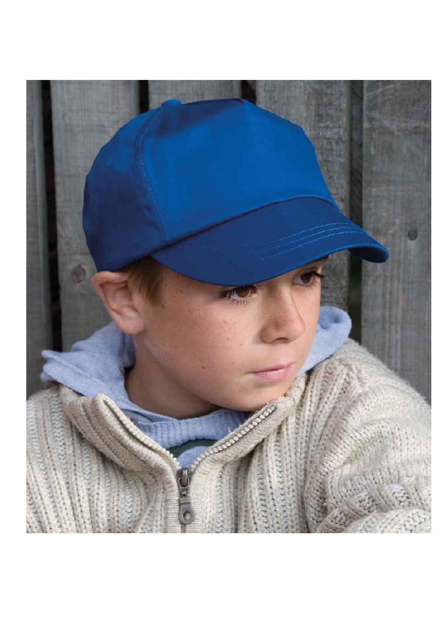 Result Junior Heavy Brushed Cotton Cap With Sandwich Peak