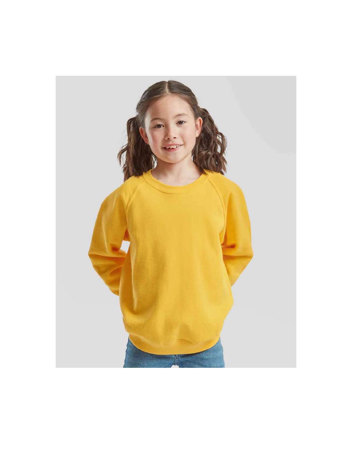 Fruit Of The Loom Classic 80/20 Kids Raglan Sweat
