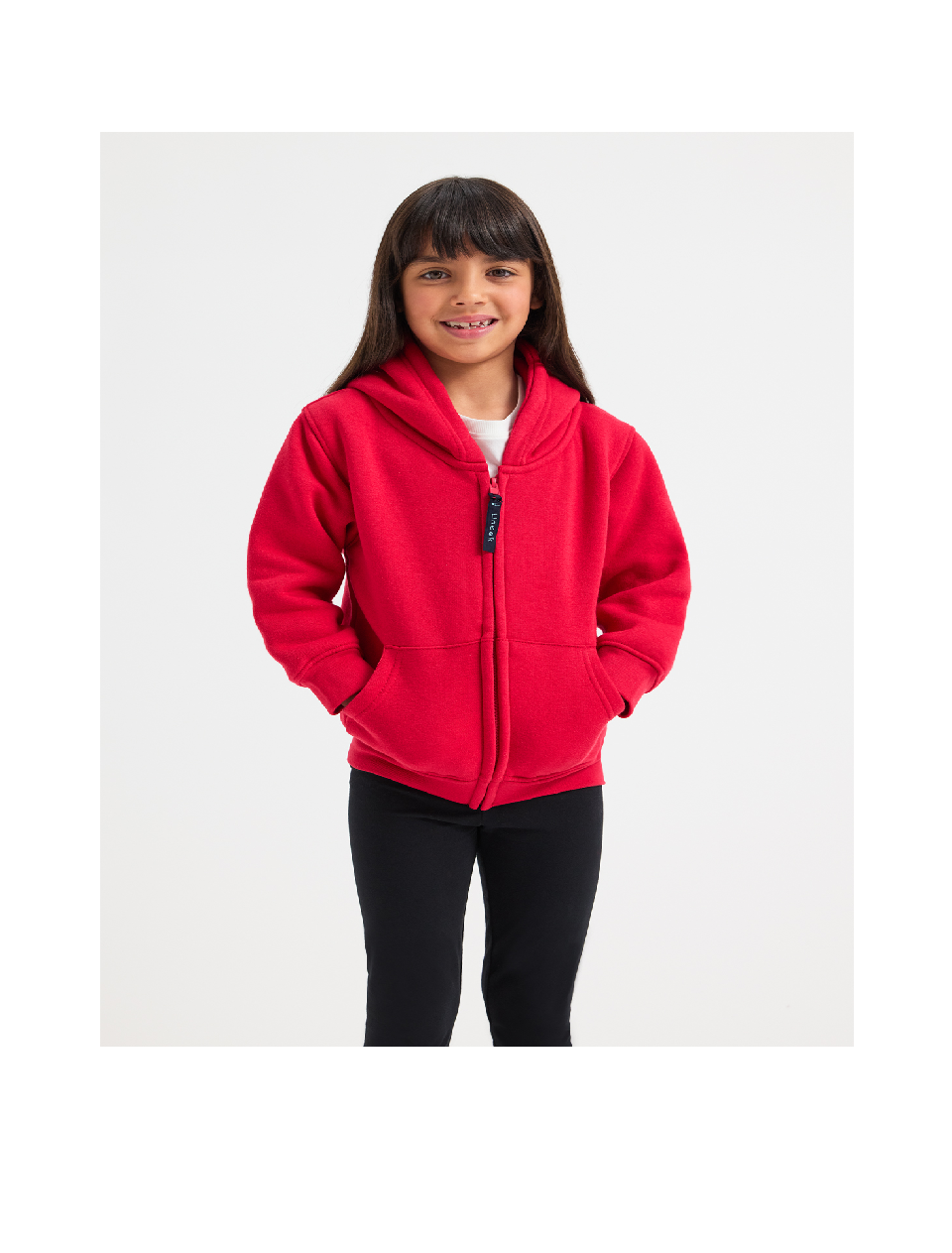 Uneek Kids Zipped Hooded Top