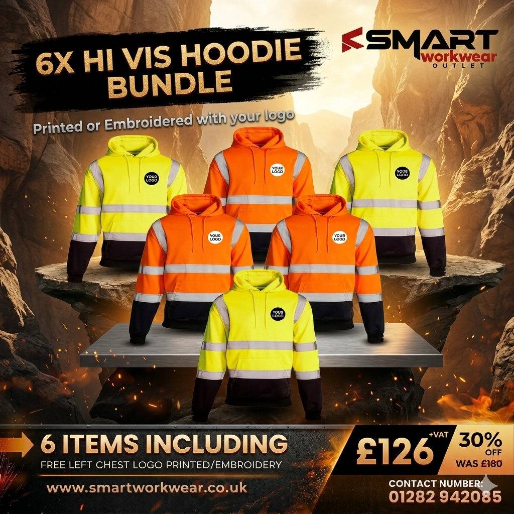 6 x HI VIS HOODIE BUNDLE