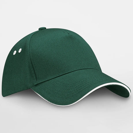 Beechfield Ultimate 5 Panel Contrast Sandwich Peak Cap