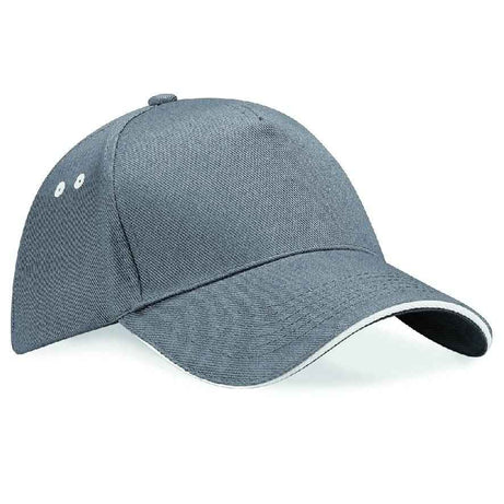 Beechfield Ultimate 5 Panel Contrast Sandwich Peak Cap