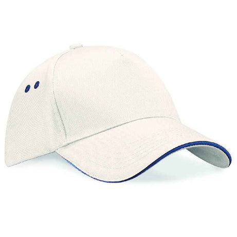 Beechfield Ultimate 5 Panel Contrast Sandwich Peak Cap