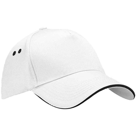 Beechfield Ultimate 5 Panel Contrast Sandwich Peak Cap