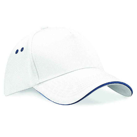 Beechfield Ultimate 5 Panel Contrast Sandwich Peak Cap