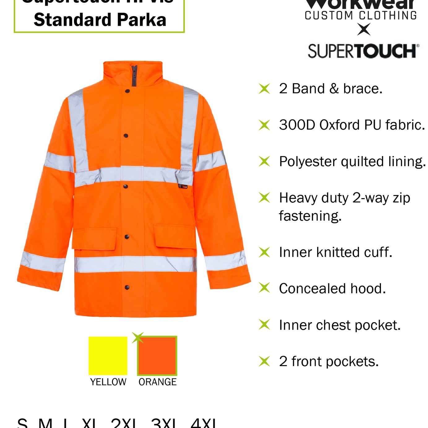 Hi-Vis Parka Colours