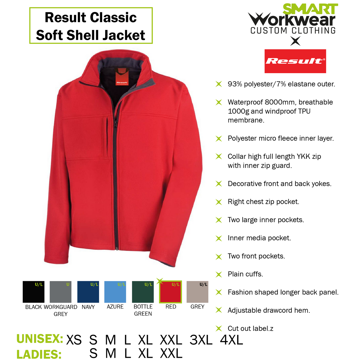 NEW Softshell Colours