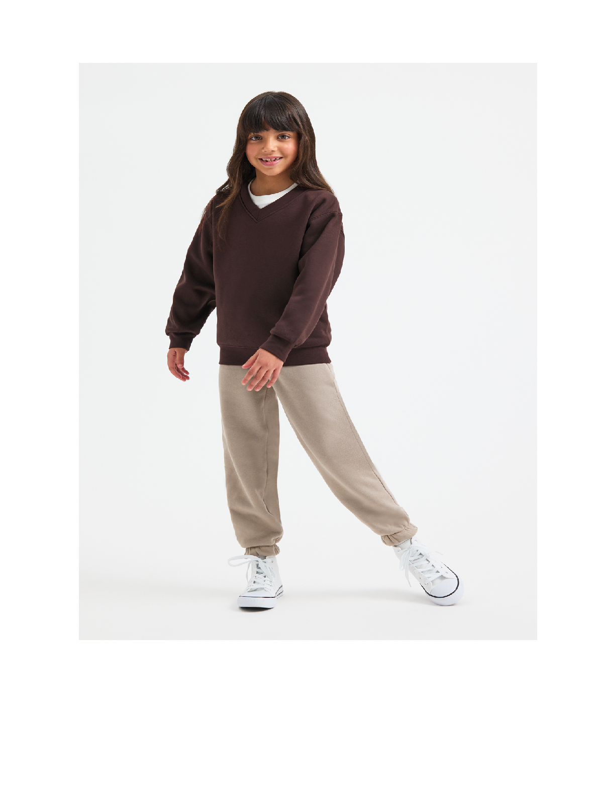 Uneek Children's V-Neck Sweatshirt
