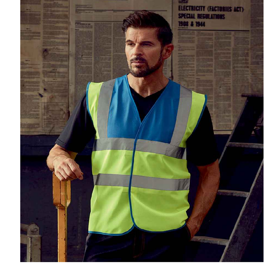 Yoko Hi Vis 2 Band And Braces Vest