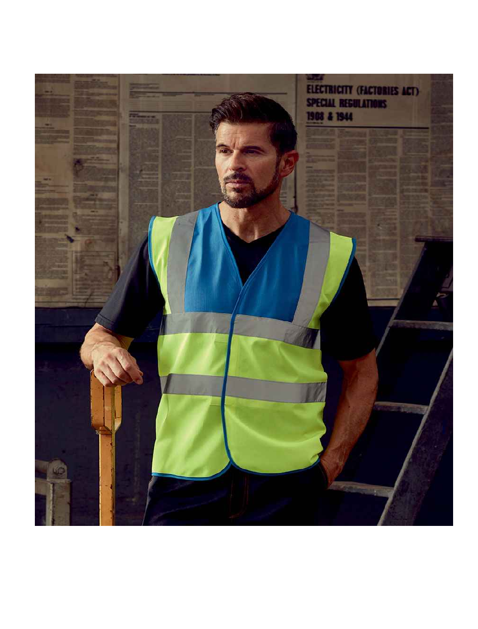 Yoko Hi Vis 2 Band And Braces Vest