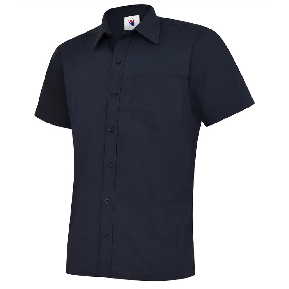 Uneek Men's Short Sleeve Poplin Shirt