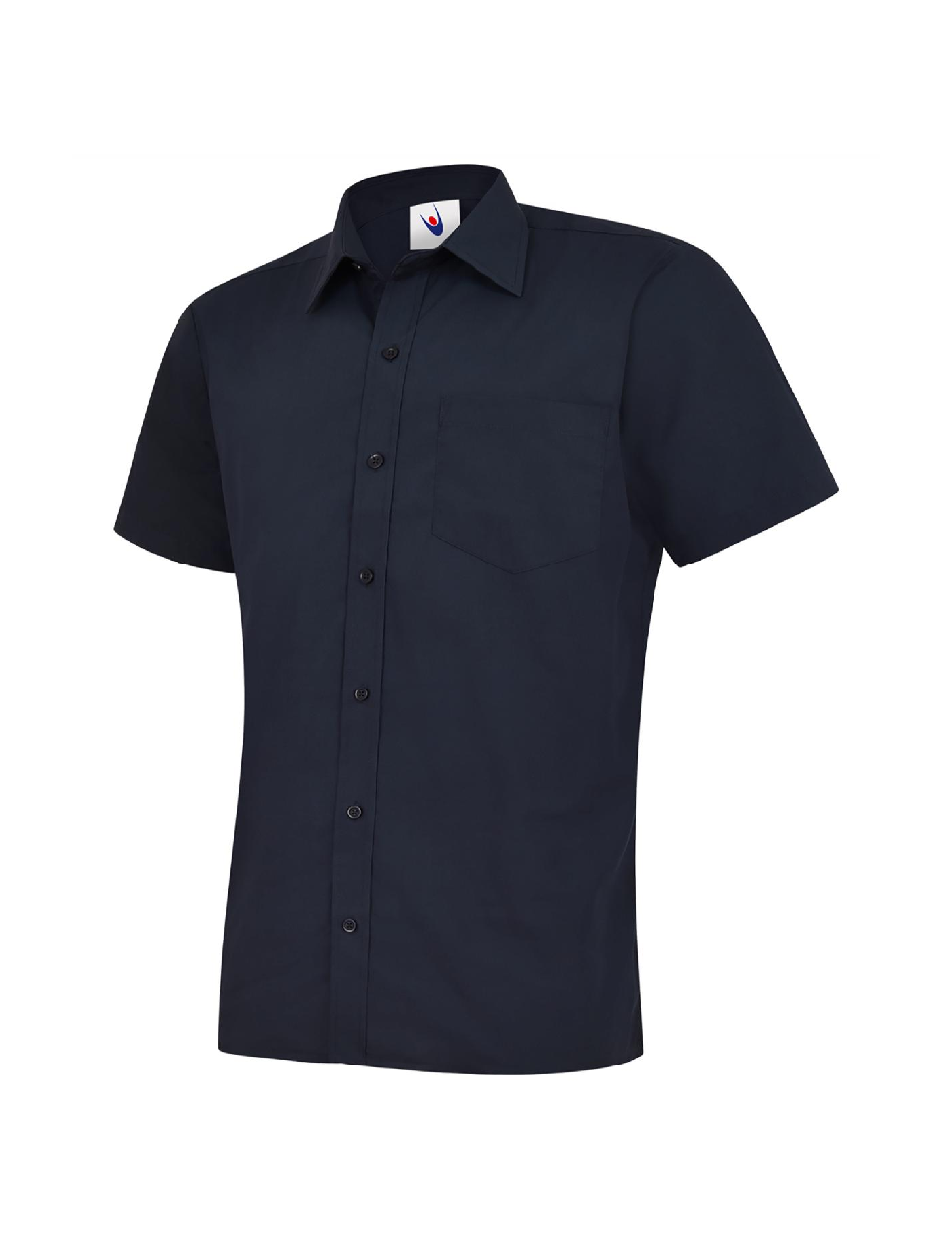 Uneek Men's Short Sleeve Poplin Shirt