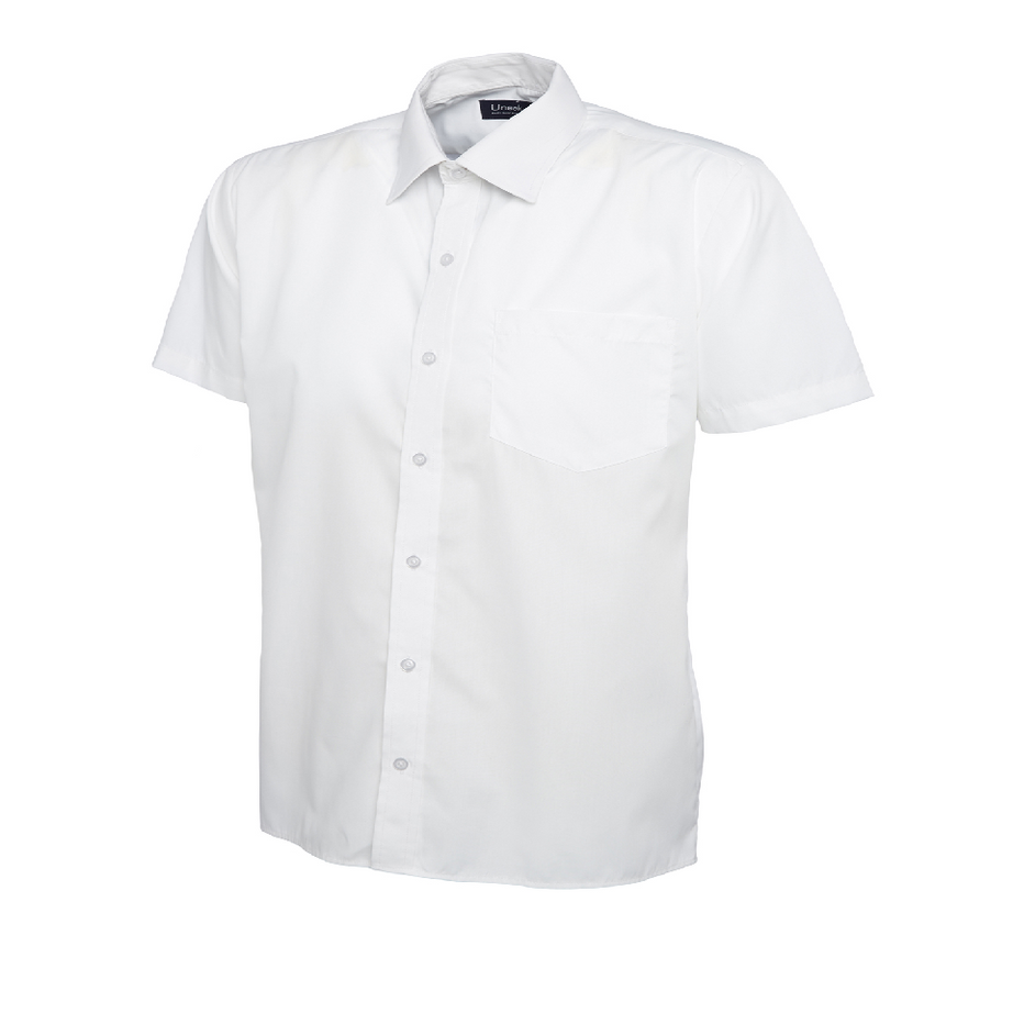 Uneek Men's Short Sleeve Poplin Shirt