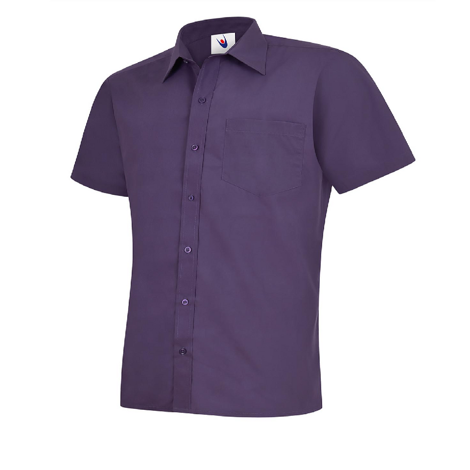 Uneek Men's Short Sleeve Poplin Shirt