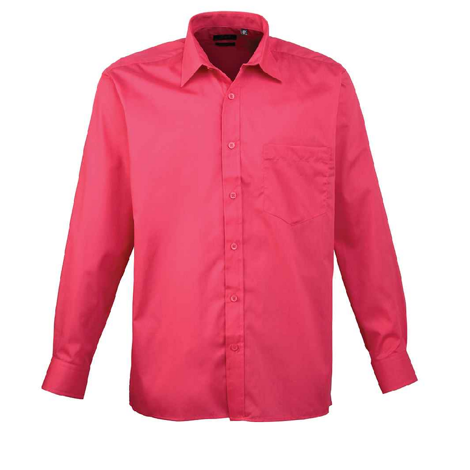 Premier Men's Long Sleeve Poplin Shirt