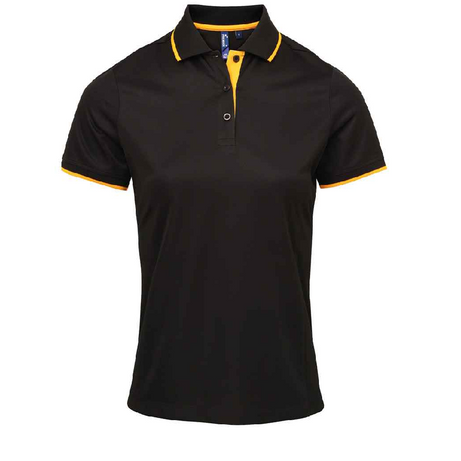 Premier Ladies Contrast Coolchecker® Piqué Polo Shirt