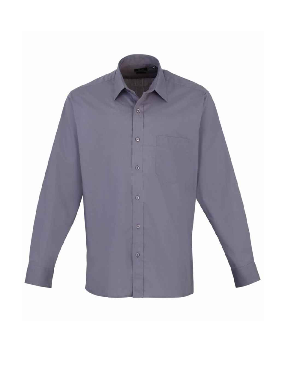 Premier Men's Long Sleeve Poplin Shirt