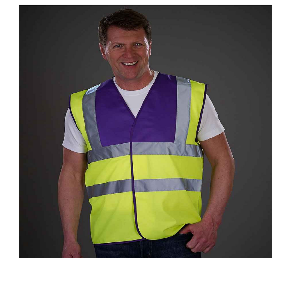 Yoko Hi Vis 2 Band And Braces Vest