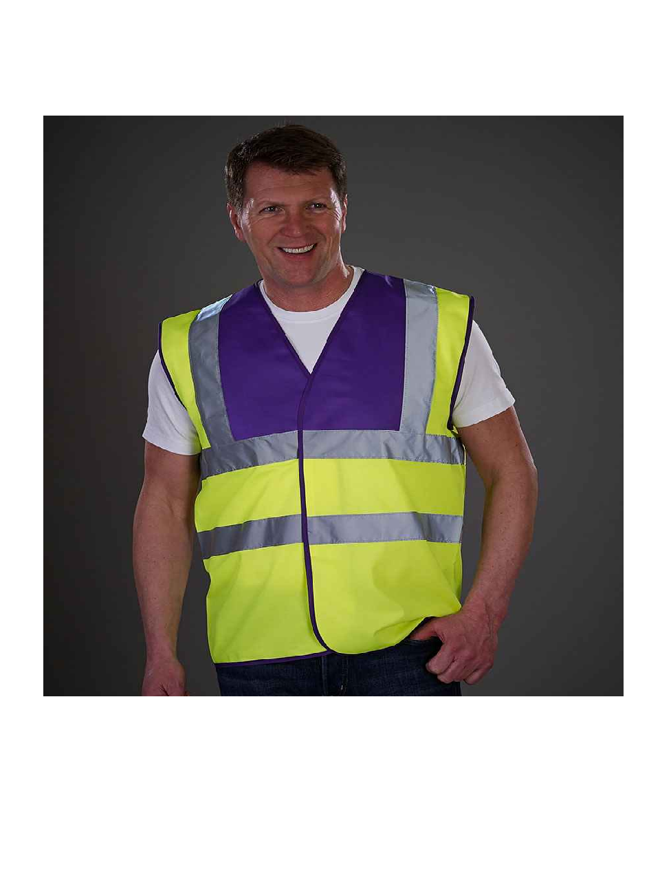 Yoko Hi Vis 2 Band And Braces Vest