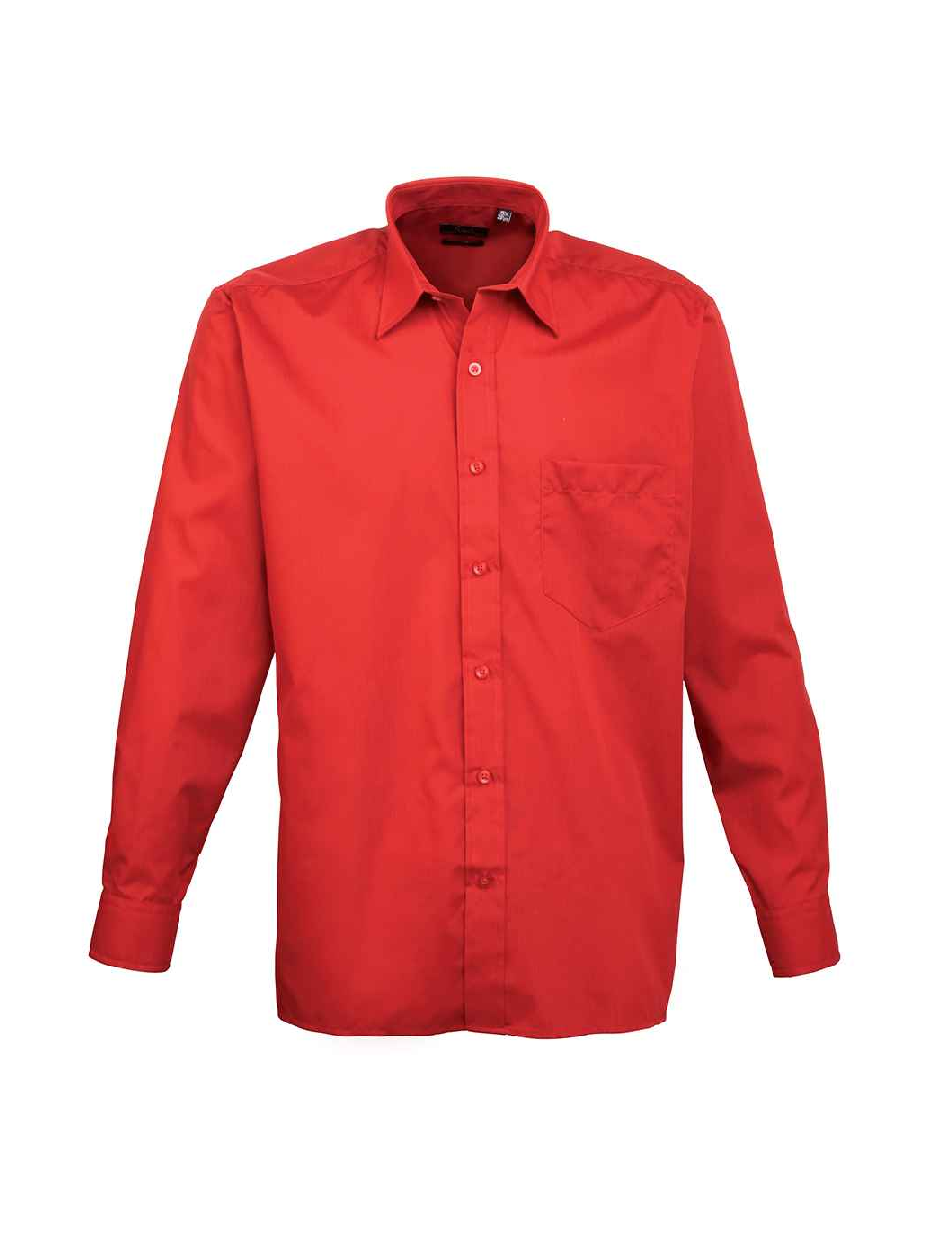 Premier Men's Long Sleeve Poplin Shirt