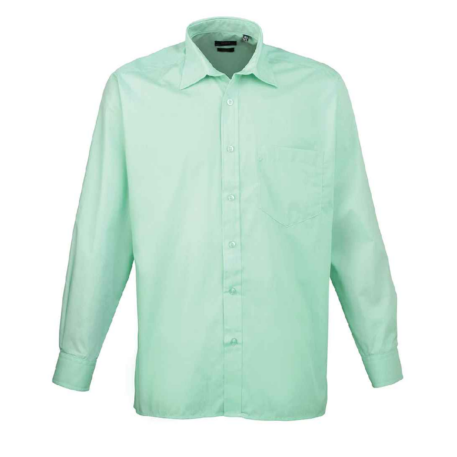 Premier Men's Long Sleeve Poplin Shirt