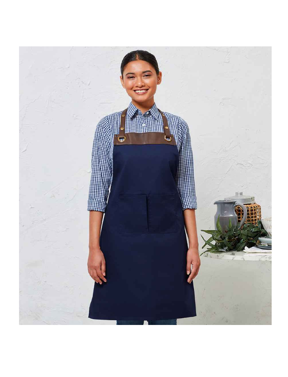 Premier Espresso Bib Apron