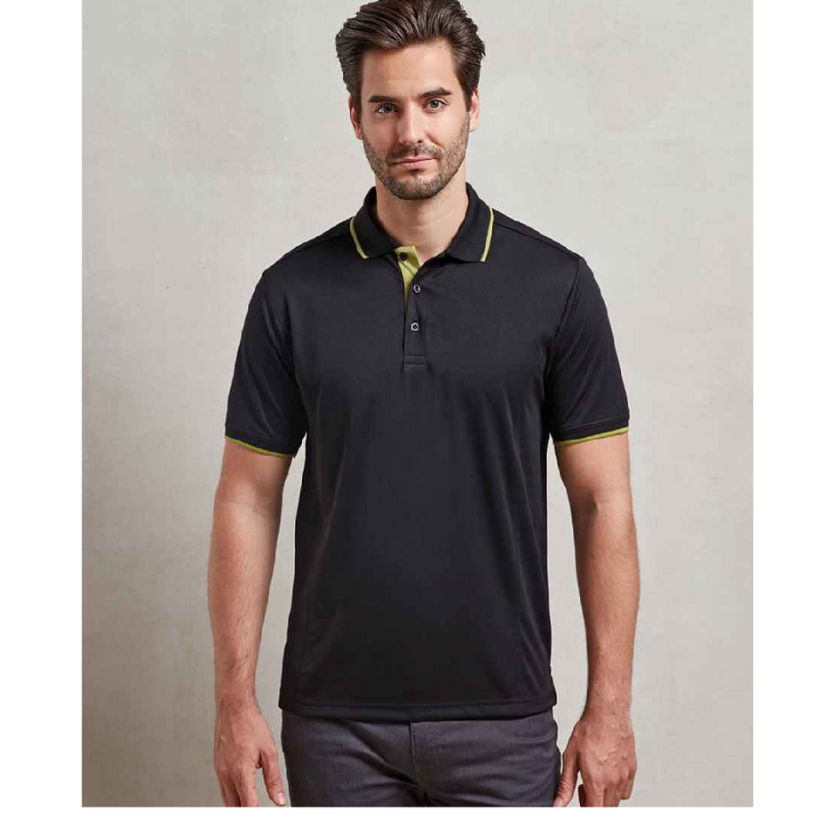 Premier Contrast Coolchecker® Piqué Polo Shirt