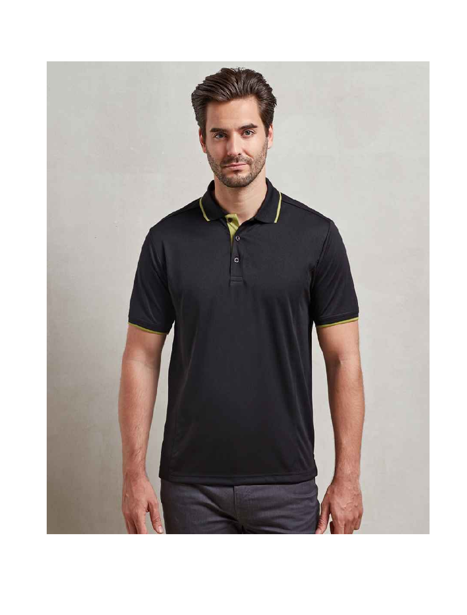 Premier Contrast Coolchecker® Piqué Polo Shirt