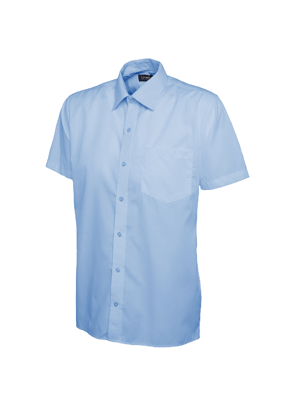 Uneek Men's Short Sleeve Poplin Shirt
