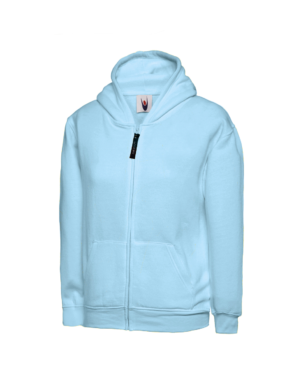 Uneek Kids Zipped Hooded Top