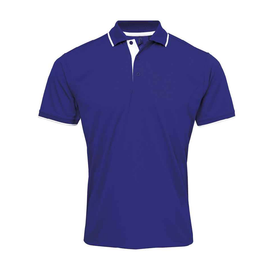 Premier Contrast Coolchecker® Piqué Polo Shirt
