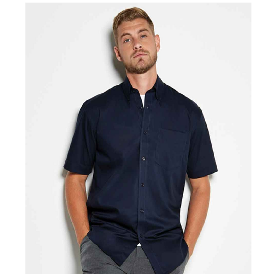 Kustom Kit Men's Corporate Short Sleeved Oxford Shirt