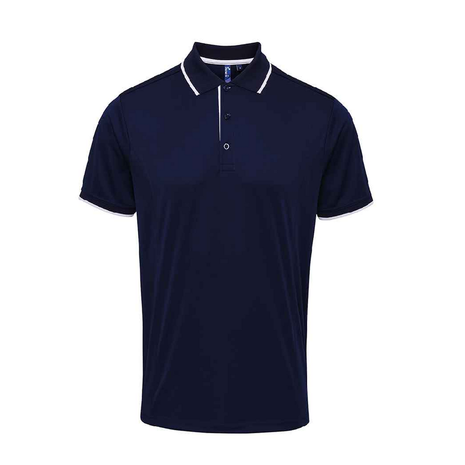 Premier Contrast Coolchecker® Piqué Polo Shirt