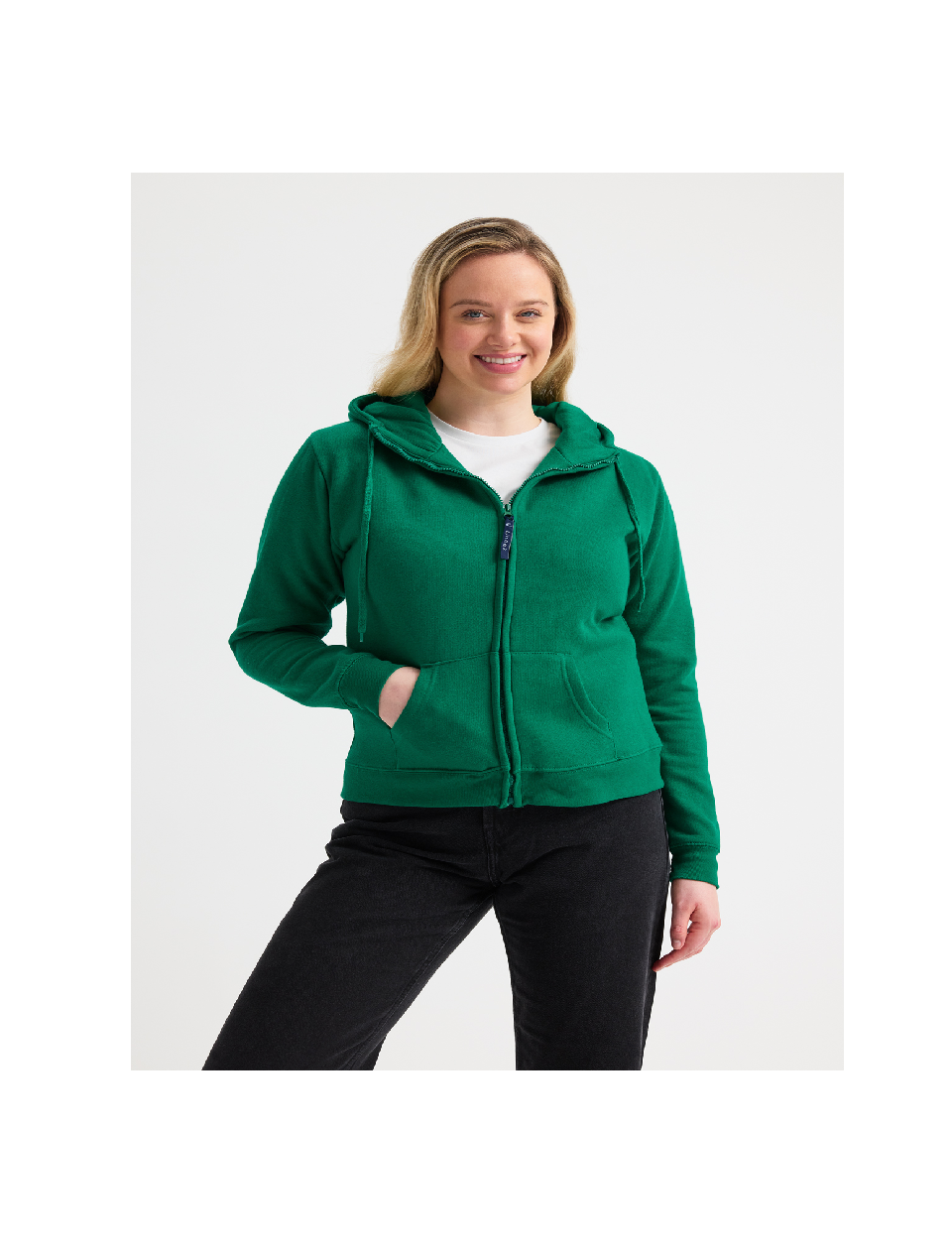 Uneek Ladies Classic Full Zip Hooded Sweatshirt