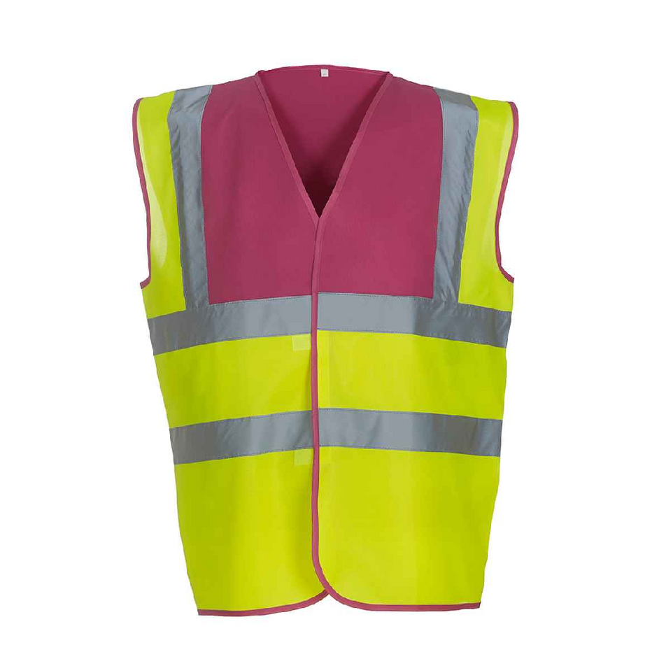 Yoko Hi Vis 2 Band And Braces Vest