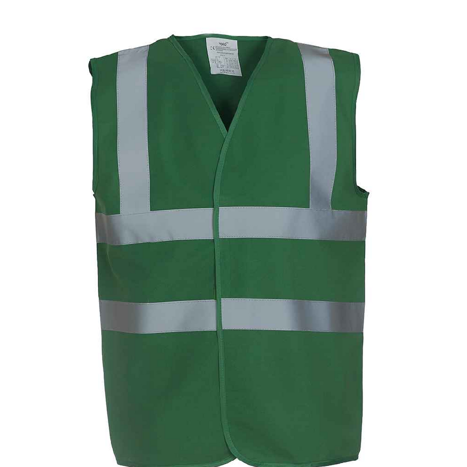 Yoko Hi Vis 2 Band And Braces Vest