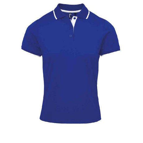 Premier Ladies Contrast Coolchecker® Piqué Polo Shirt