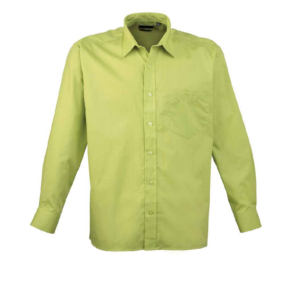 Premier Men's Long Sleeve Poplin Shirt