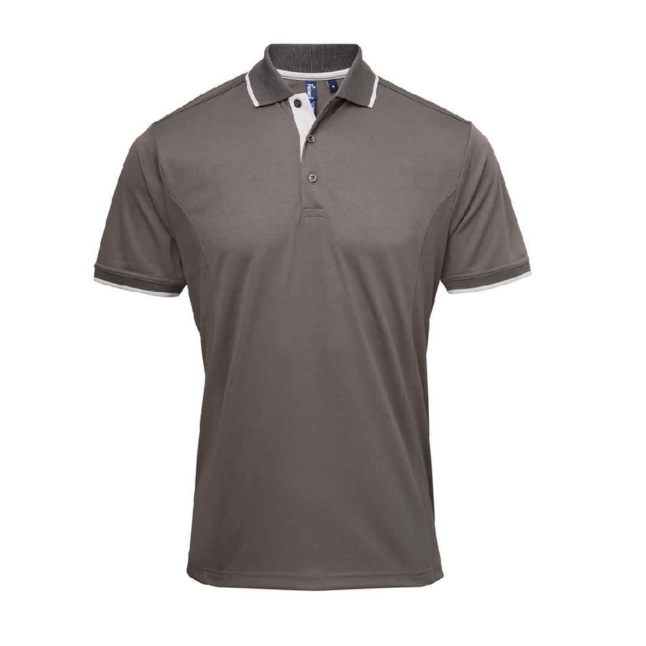 Premier Contrast Coolchecker® Piqué Polo Shirt