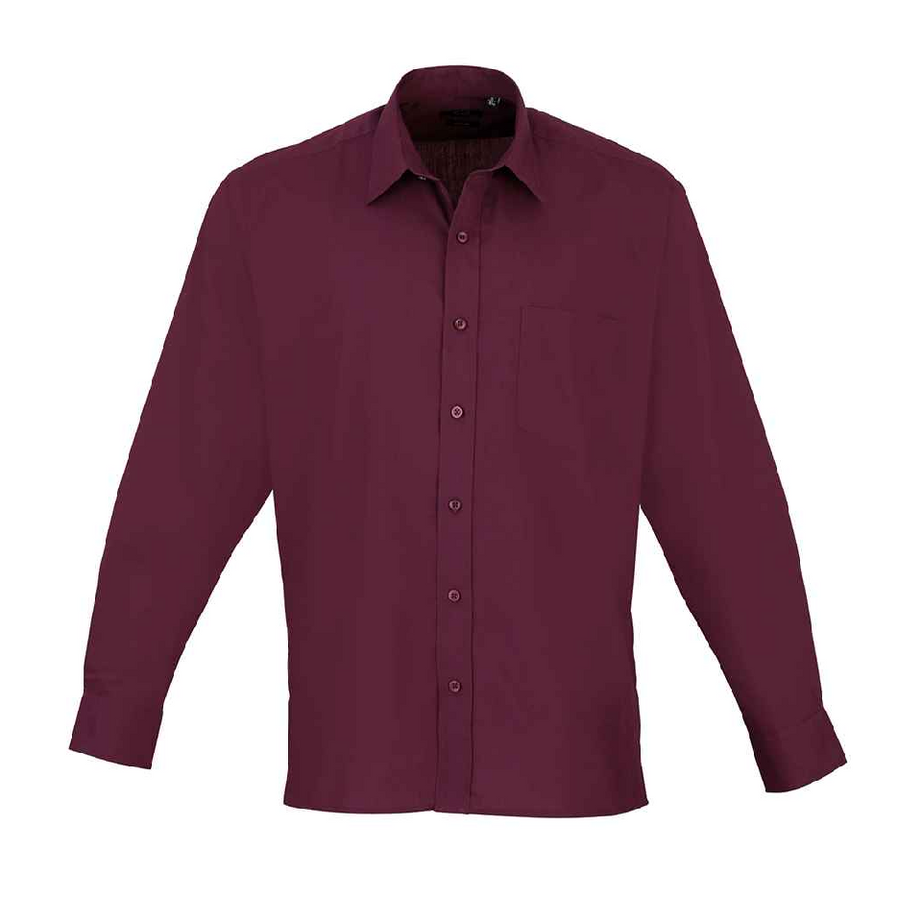 Premier Men's Long Sleeve Poplin Shirt