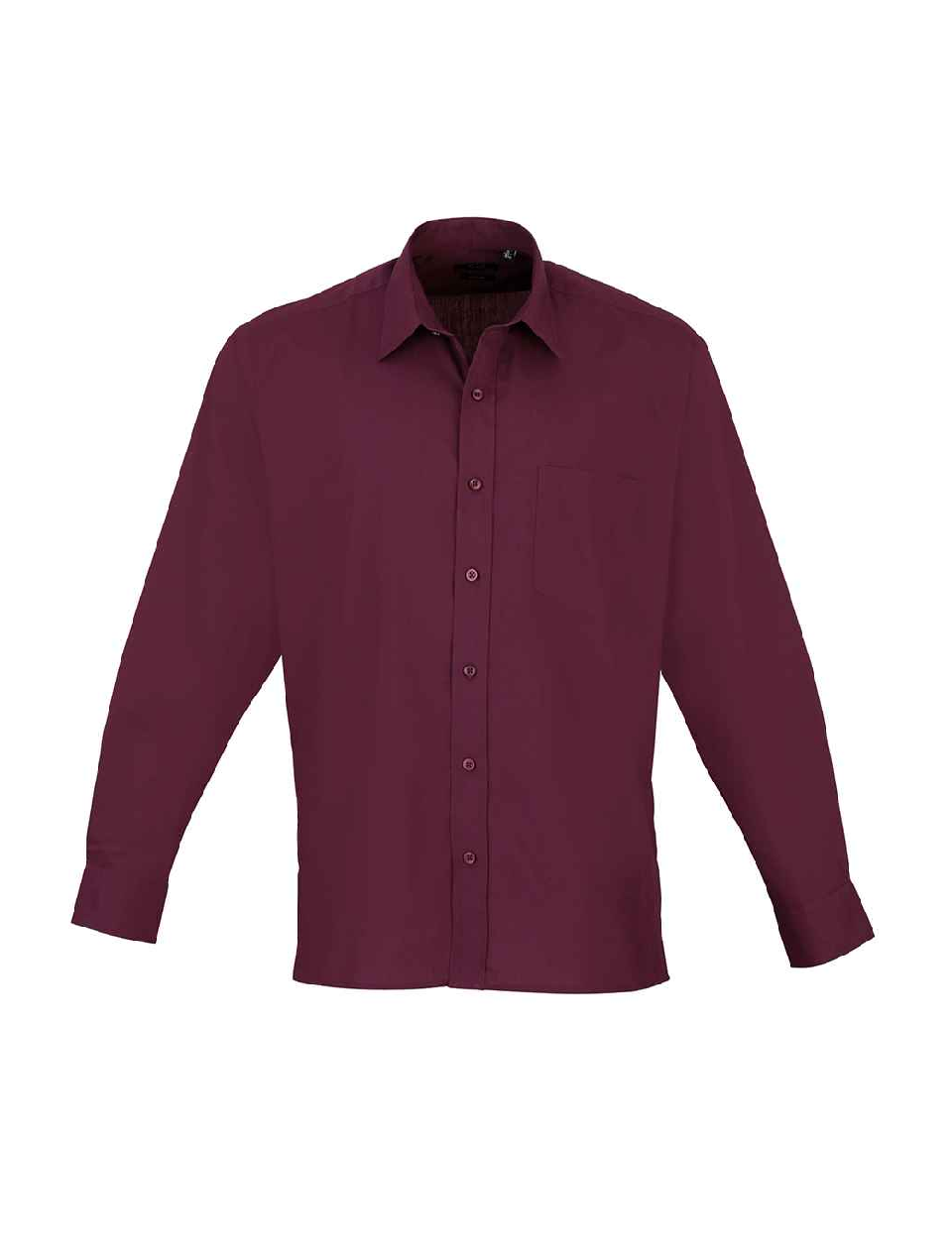 Premier Men's Long Sleeve Poplin Shirt