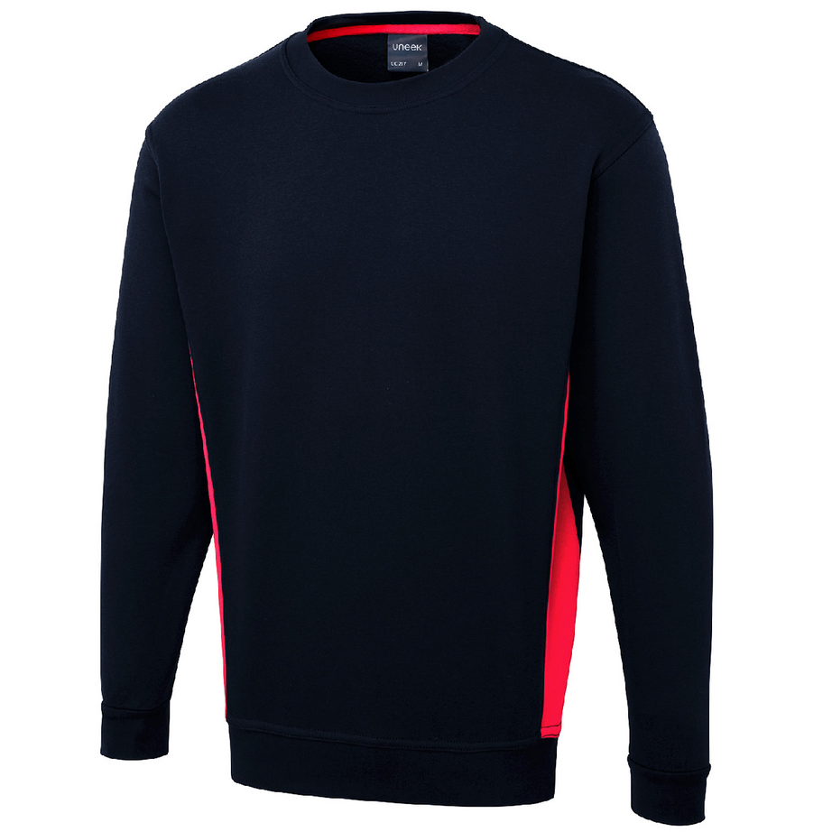 Uneek Two Tone Sweatshirts