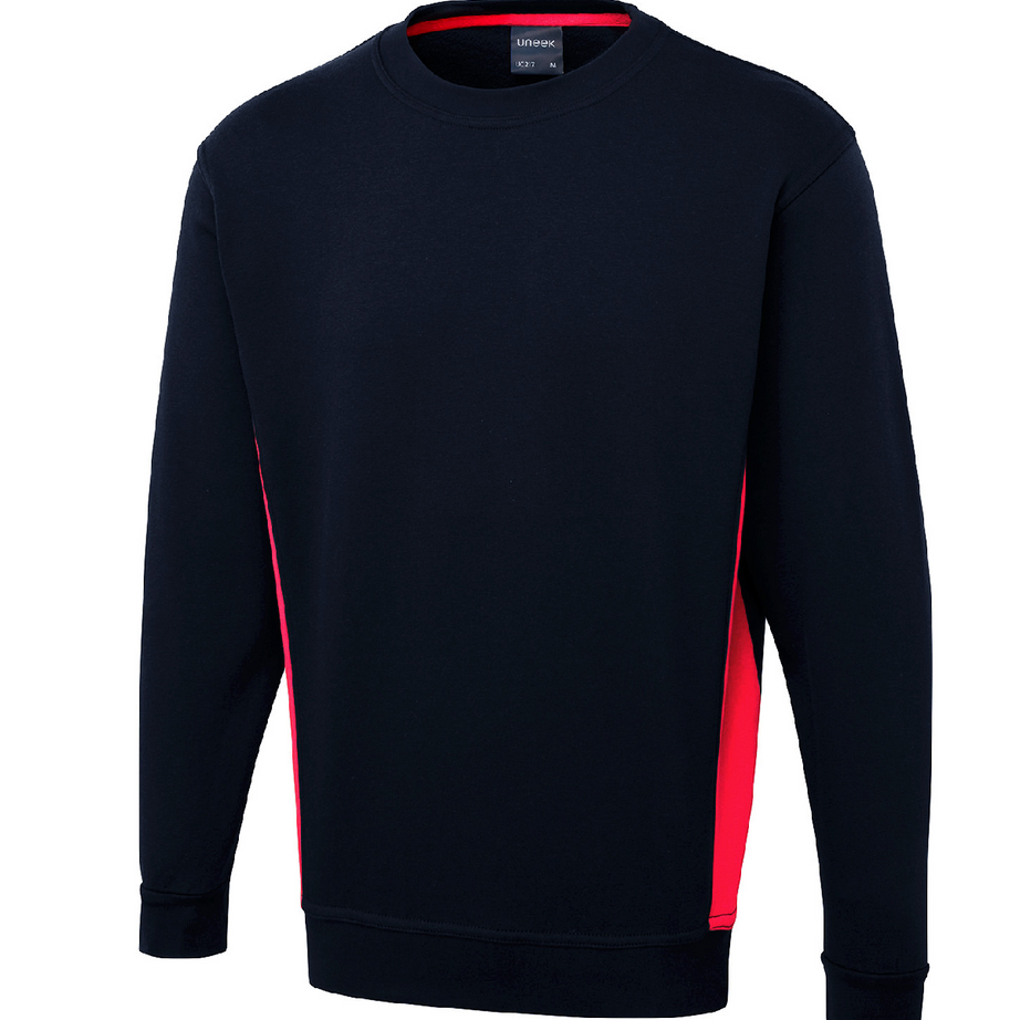 Uneek Two Tone Sweatshirts