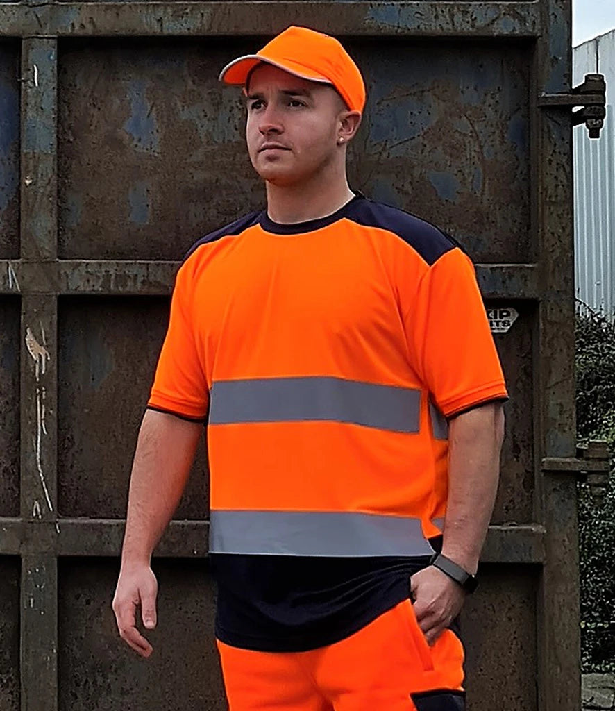 Yoko Hi-Vis Two-Tone Polo Shirt